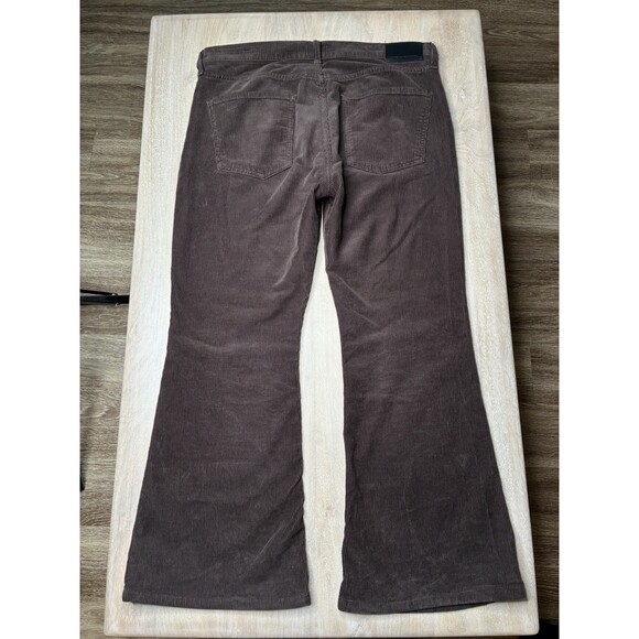 Citizens of Humanity Isola Corduroy Flared Bootcut Jeans Dark Brown Size 31 - Picture 8 of 11